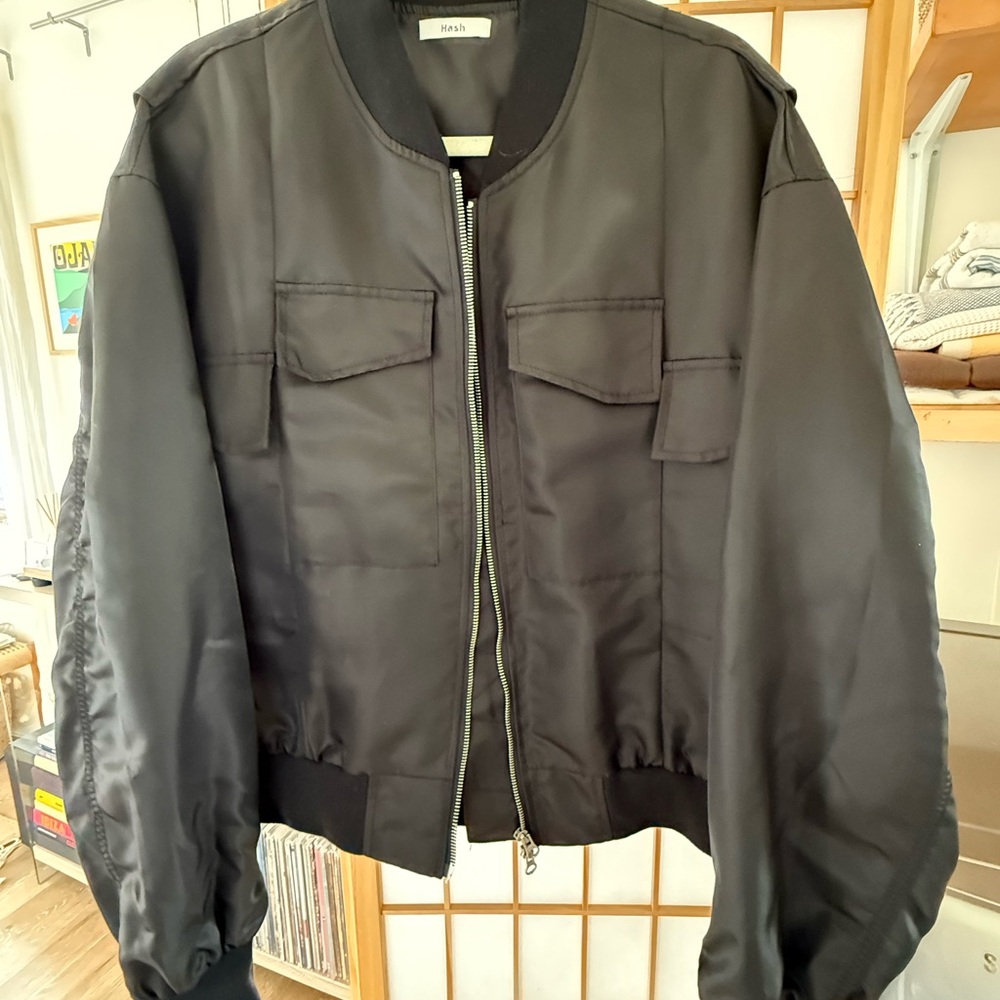Black Bomber Jacket